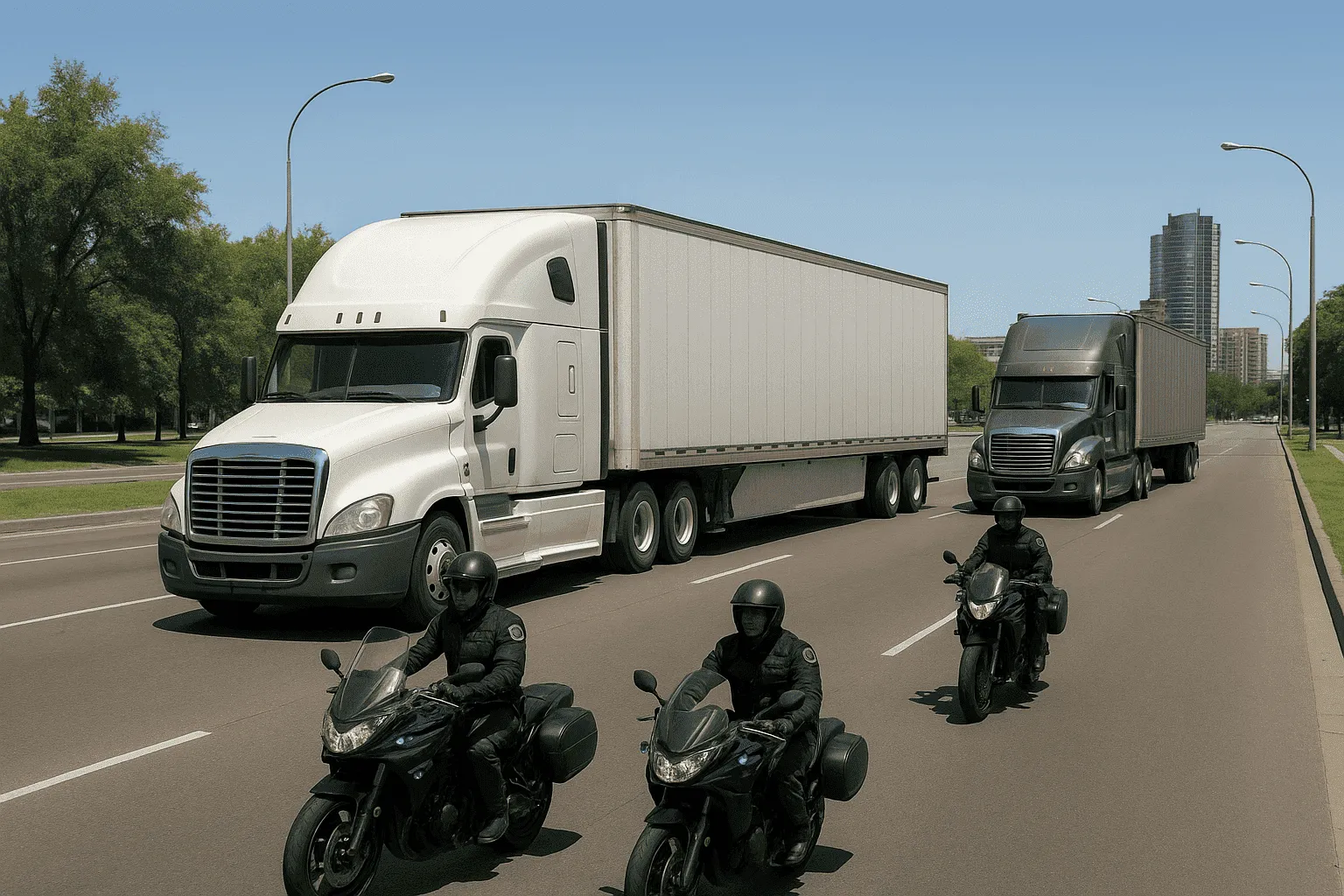 Truck Escorting for Valuable Cargo